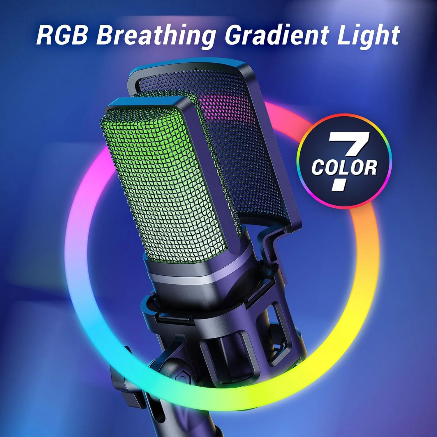 میکروفون USB گیمینگ TONOR برای کامپیوتر، میکروفون کاندنسر RGB با پایه سه پایه، قطع صدای سریع، کنترل گین، مناسب برای بازی، استریمینگ، پادکست، ضبط صدا، کیت میکروفون کاردیوئید برای لپ تاپ/PS4/PS5 مدل TC777 Pro، مشکی میکروفون USB گیمینگ TONOR برای کامپیوتر، میکروفون کاندنسر RGB با پایه سه پایه، قطع صدای سریع، کنترل گین، مناسب برای بازی، استریمینگ، پادکست، ضبط صدا، کیت میکروفون کاردیوئید برای لپ تاپ/PS4/PS5 مدل TC777 Pro، مشکی