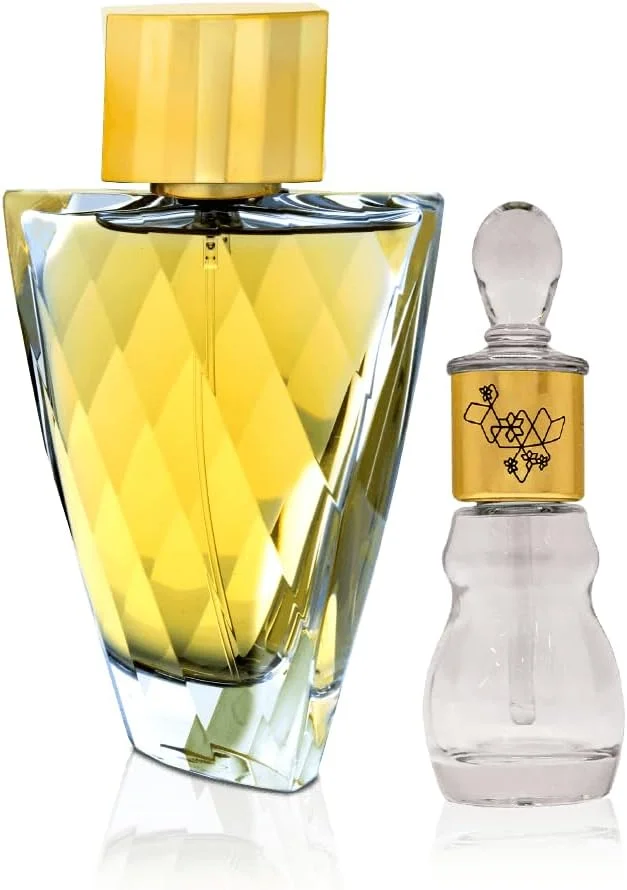 عطر زنانه اجمل پرفیومز فستی - ادو پرفیوم زنانه 95 میلی لیتر و روغن فنتستیک 12 گرم - مجموعه لوکس عطر زنانه