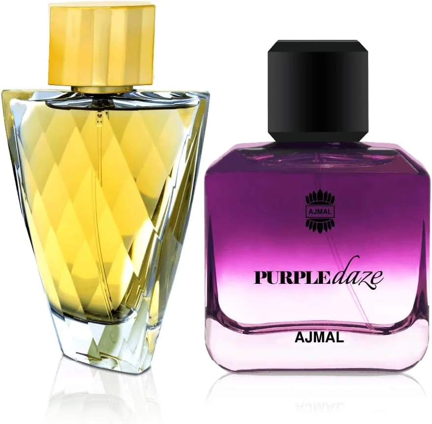 مجموعه عطر زنانه اجمل پرفیومز فاسیتی - ادو پرفیوم زنانه 95 میلی لیتر و عطر زنانه Purple Daze