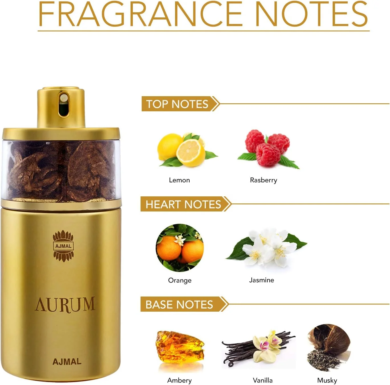 عطر اسپری زنانه ای‌جی‌ام‌ال Aurum Edp با رایحه میوه‌ای و گلی 75 میلی‌لیتر و عطر زنانه Sacrifice For Her Edp با رایحه گلی و مشکی 50 میلی‌لیتر