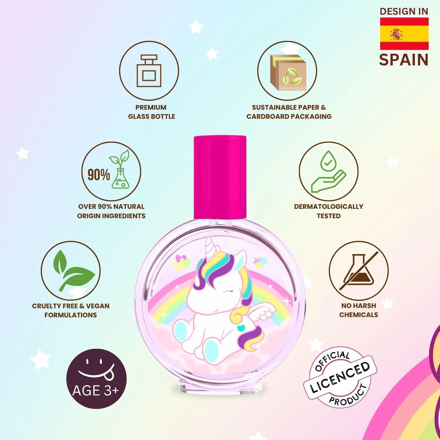 ادکلن کودکانه ایر-وال مدل eau my unicorn، حجم 30 میلی لیتر
