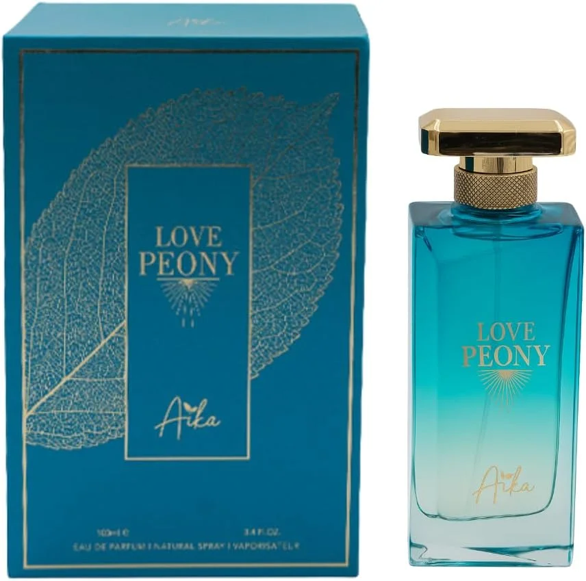 عطر زنانه آیکا Love Peony با حجم 80 میلی لیتر، عطر ماندگار برای بدن و مو، عطر بدون الکل با رایحه گل صد تومانی، تمشک و مشک - ترکیبی گلی-میوه ای