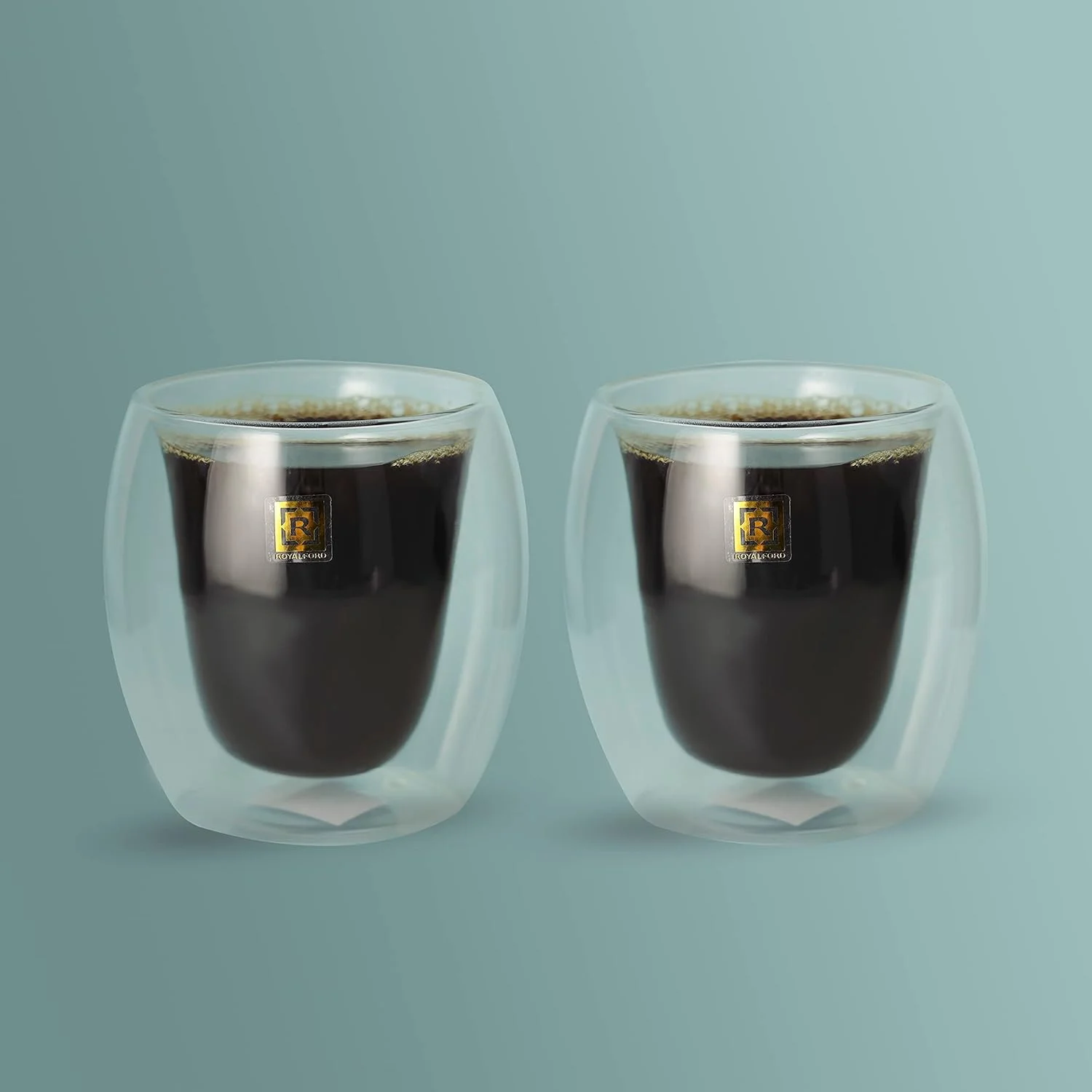 ست فنجان دو جداره 2 عددی رویال فورد مدل RF10526 - فنجان دوجداره، طراحی کلاسیک و شیک، لیوان های عالی برای آب، آبمیوه، آبجو، شراب و کوکتل، همه منظوره