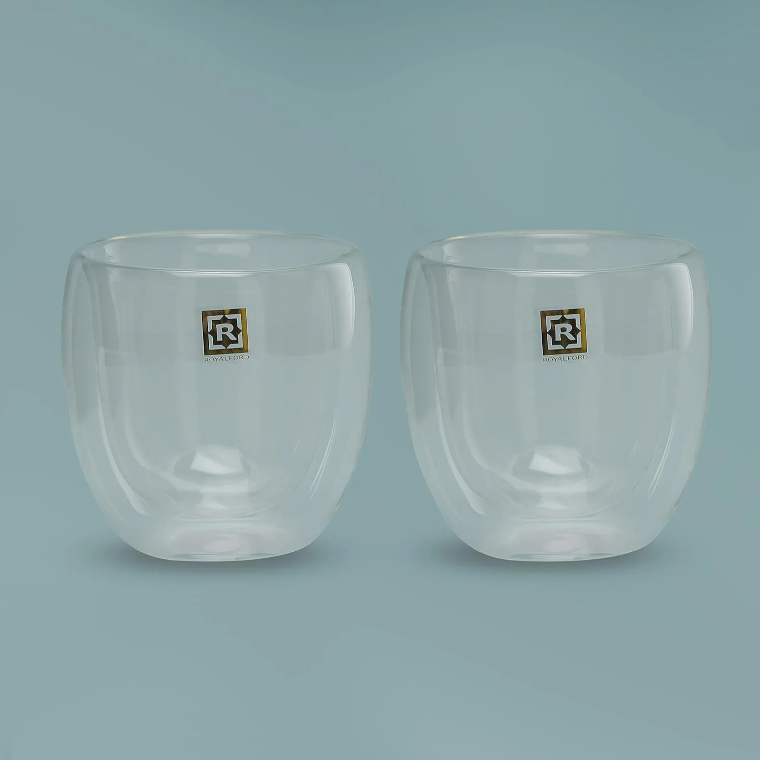 ست فنجان دو جداره 2 عددی رویال فورد مدل RF10526 - فنجان دوجداره، طراحی کلاسیک و شیک، لیوان های عالی برای آب، آبمیوه، آبجو، شراب و کوکتل، همه منظوره