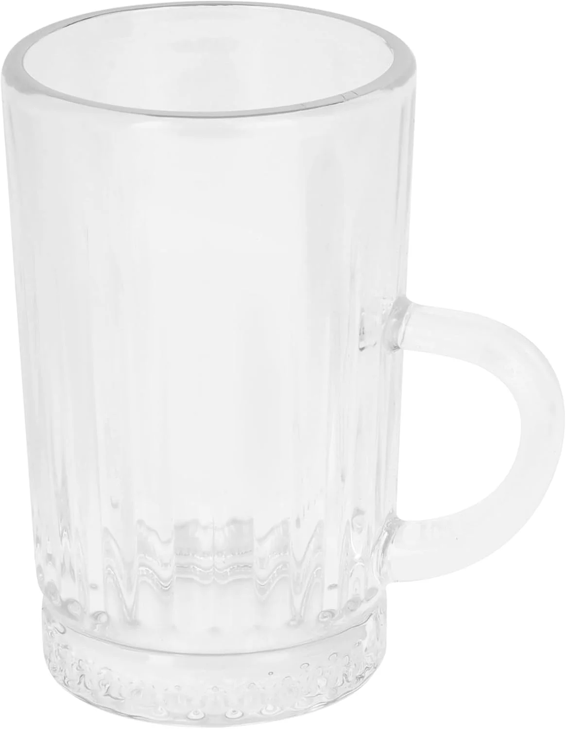 سرویس چای خوری 12 پارچه شیشه ای رویال فورد مدل RF12741 - شامل 6 فنجان و 6 نعلبکی، بدنه شفاف، دسته راحت، مقاوم در برابر خراش