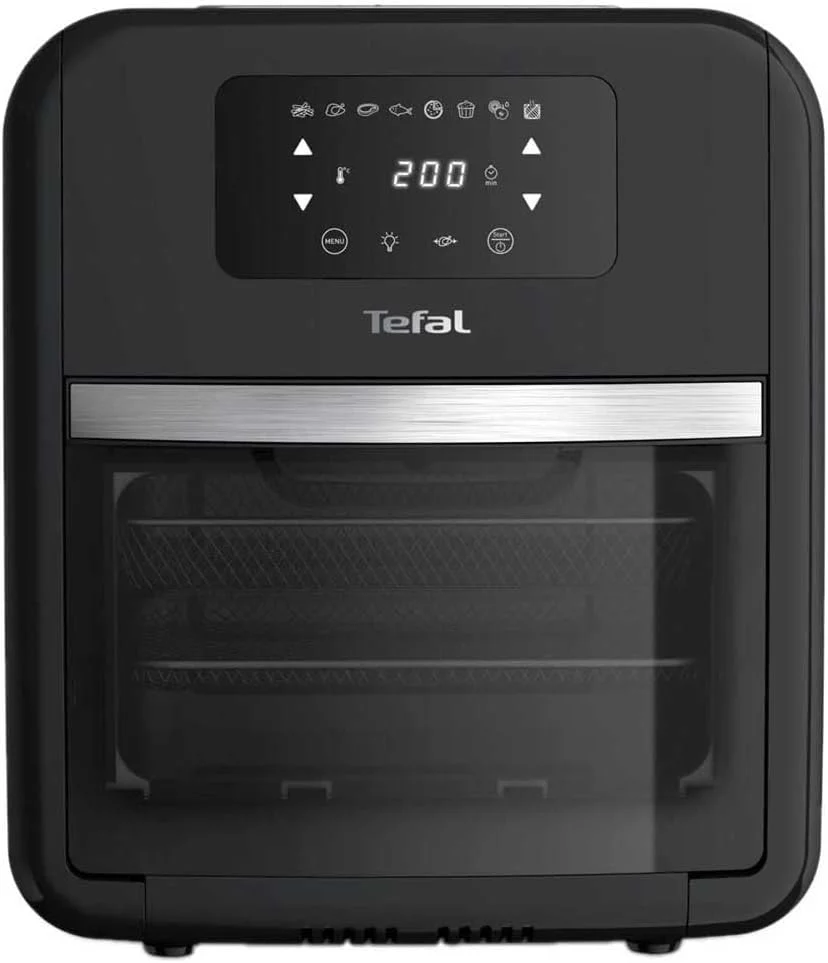 سرخ کن تک تفال مدل Easy Fry FW5018 با ظرفیت 11 لیتر، توان 2000 وات و عملکرد هوای گرم، رنگ مشکی