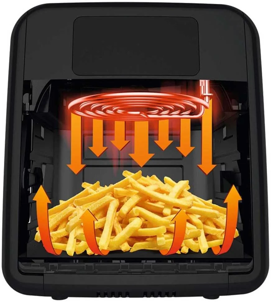 سرخ کن تک تفال مدل Easy Fry FW5018 با ظرفیت 11 لیتر، توان 2000 وات و عملکرد هوای گرم، رنگ مشکی سرخ کن تک تفال مدل Easy Fry FW5018 با ظرفیت 11 لیتر، توان 2000 وات و عملکرد هوای گرم، رنگ مشکی