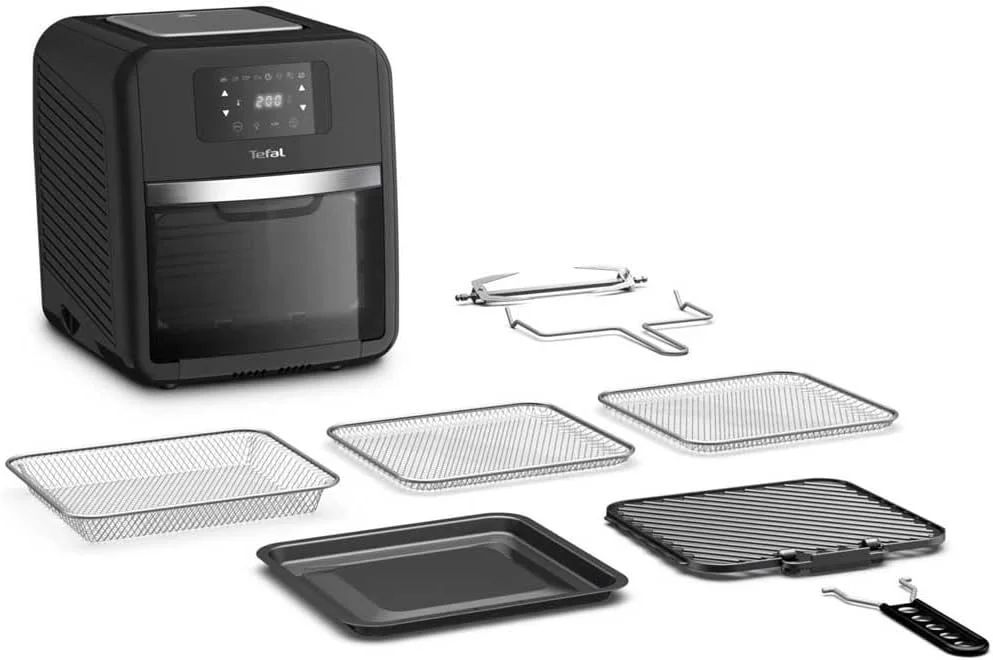 سرخ کن تک تفال مدل Easy Fry FW5018 با ظرفیت 11 لیتر، توان 2000 وات و عملکرد هوای گرم، رنگ مشکی سرخ کن تک تفال مدل Easy Fry FW5018 با ظرفیت 11 لیتر، توان 2000 وات و عملکرد هوای گرم، رنگ مشکی