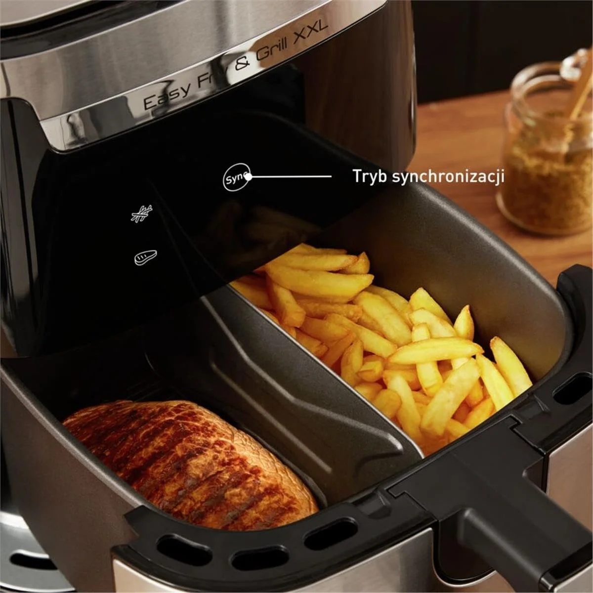 سرخ کن هوا داغ تفال EY801D با توان 1650 وات