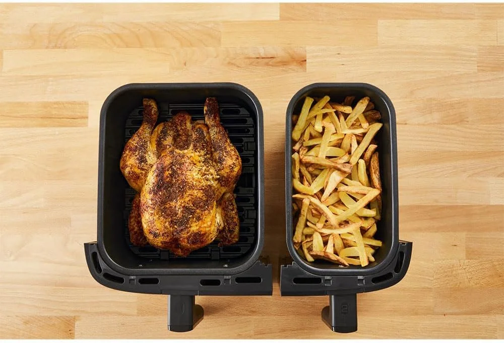 سرخ کن تفال (EY905D) Dual Easy Fry & Grill نقره ای مشکی (EY905D) سرخ کن تفال (EY905D) Dual Easy Fry & Grill نقره ای مشکی (EY905D)