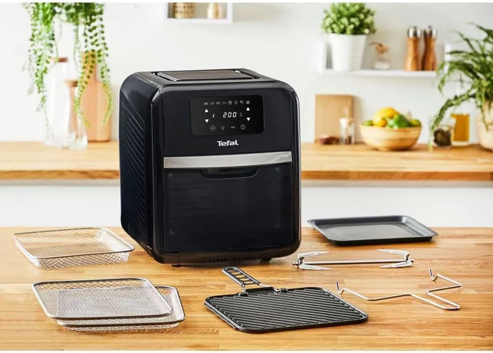 سرخ کن تک تفال مدل Easy Fry FW5018 با ظرفیت 11 لیتر، توان 2000 وات و عملکرد هوای گرم، رنگ مشکی سرخ کن تک تفال مدل Easy Fry FW5018 با ظرفیت 11 لیتر، توان 2000 وات و عملکرد هوای گرم، رنگ مشکی