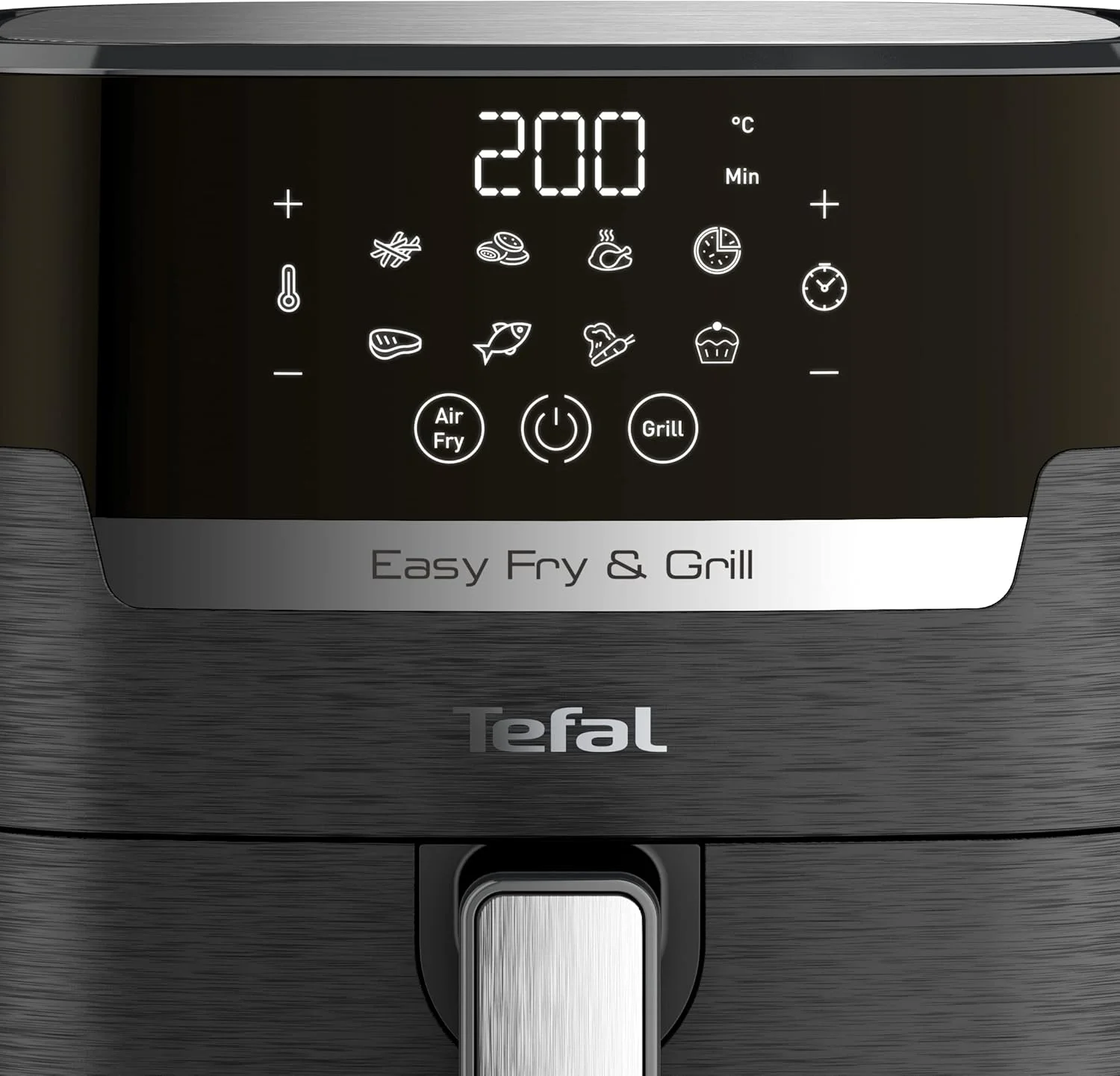 سرخ کن و گریل تفال مدل Fry & Grill Power 2-in-1 | 1400 وات | 4.2 لیتر | سرخ کن هوا + کتاب دستور پخت دیجیتال و کفگیر Ingenio | صفحه گریل آلومینیومی دایکاست | 8 برنامه پخت | مناسب تا 6 نفر سرخ کن و گریل تفال مدل Fry & Grill Power 2-in-1 | 1400 وات | 4.2 لیتر | سرخ کن هوا + کتاب دستور پخت دیجیتال و کفگیر Ingenio | صفحه گریل آلومینیومی دایکاست | 8 برنامه پخت | مناسب تا 6 نفر