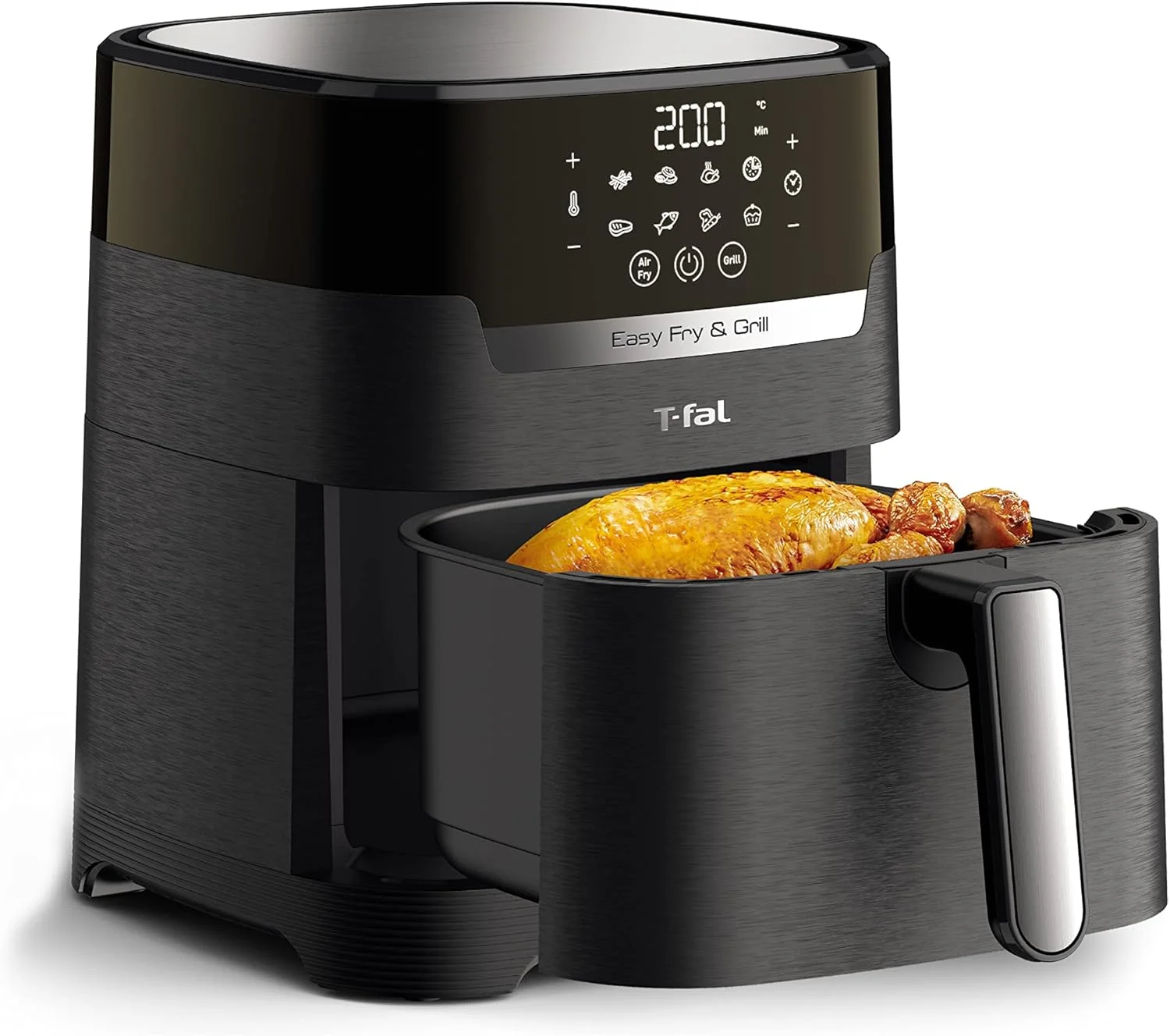 سرخ کن و گریل دیجیتال تفال مدل Easy Fry & Grill Precision، 2 در 1، ظرفیت 4.2 لیتر، مشکی