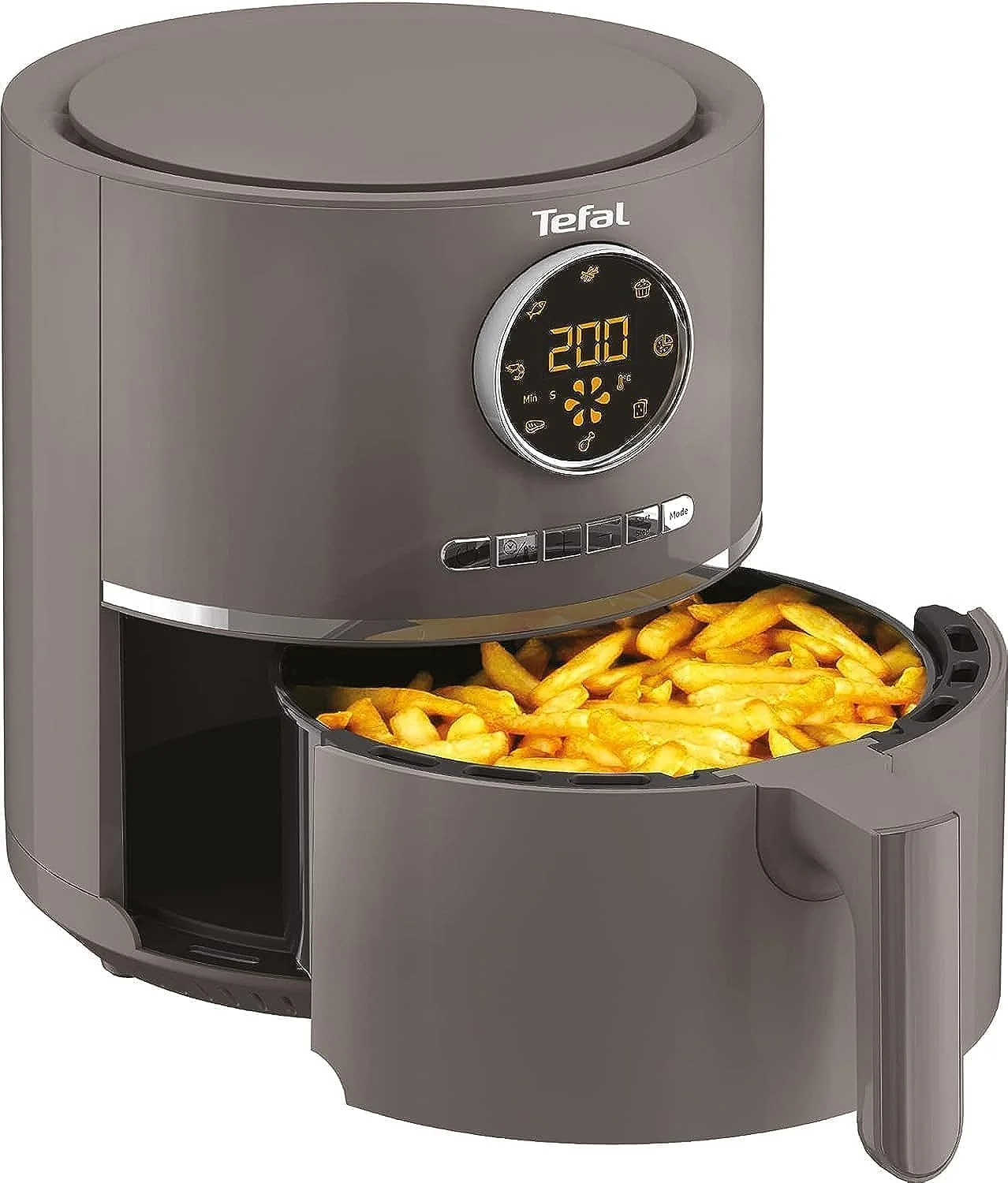 سرخ کن تفال مدل Air Fry Ultra، بدون نیاز به پیش گرمایش، 8 برنامه از پیش تعیین شده، پخت و پز سالم، فناوری سرخ کن بادی، 4.2 لیتر، رابط دیجیتال، دمای قابل تنظیم، تایمر، صرفه جویی در فضا، EY111B28