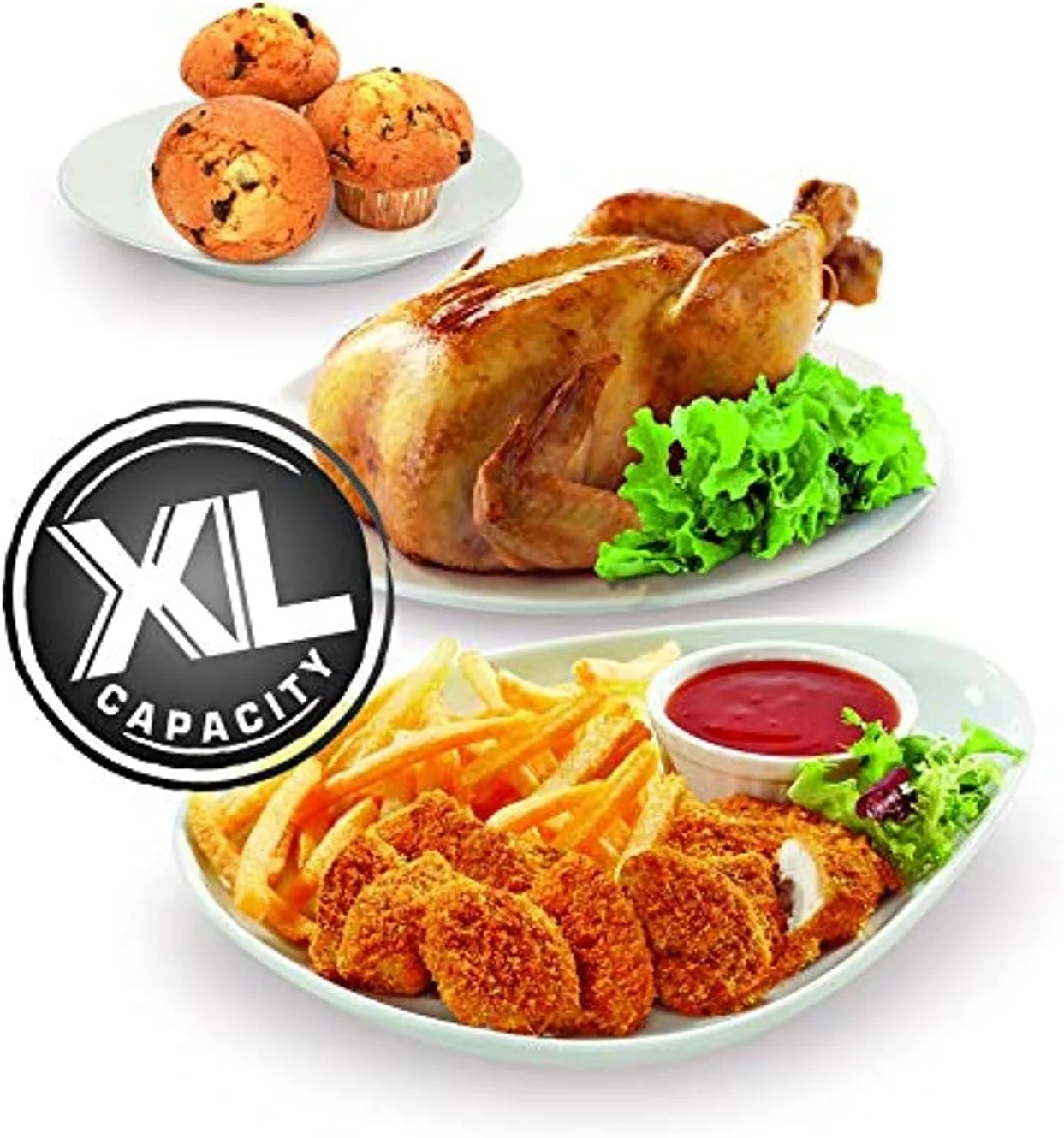 سرخ کن بدون روغن تفال مدل Easy Fry با رابط دیجیتال، ظرفیت 4.2 لیتر، نقره ای، فلز/استیل ضد زنگ، EY401D27 سرخ کن بدون روغن تفال مدل Easy Fry با رابط دیجیتال، ظرفیت 4.2 لیتر، نقره ای، فلز/استیل ضد زنگ، EY401D27