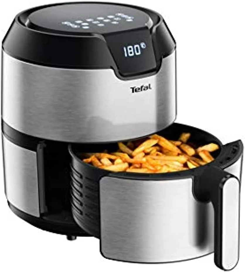 سرخ کن بدون روغن تفال مدل Easy Fry با رابط دیجیتال، ظرفیت 4.2 لیتر، نقره ای، فلز/استیل ضد زنگ، EY401D27 سرخ کن بدون روغن تفال مدل Easy Fry با رابط دیجیتال، ظرفیت 4.2 لیتر، نقره ای، فلز/استیل ضد زنگ، EY401D27
