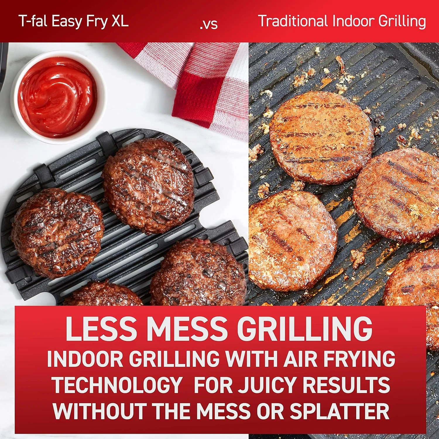 سرخ کن و گریل دیجیتال تفال مدل Easy Fry & Grill Precision، 2 در 1، ظرفیت 4.2 لیتر، مشکی سرخ کن و گریل دیجیتال تفال مدل Easy Fry & Grill Precision، 2 در 1، ظرفیت 4.2 لیتر، مشکی