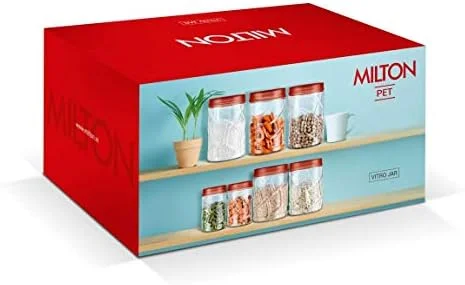ظروف پلاستیکی درب دار میلتون، مناسب مواد غذایی، نظم دهنده کابینت، ظروف ادویه، جعبه ماسالا برای نگهداری در آشپزخانه و منزل، (6 عدد 300 میلی لیتر، 6 عدد 700 میلی لیتر، 6 عدد 1.4 لیتر، 6 عدد 2 لیتر) ست 24 عددی - Vitro - قرمز ظروف پلاستیکی درب دار میلتون، مناسب مواد غذایی، نظم دهنده کابینت، ظروف ادویه، جعبه ماسالا برای نگهداری در آشپزخانه و منزل، (6 عدد 300 میلی لیتر، 6 عدد 700 میلی لیتر، 6 عدد 1.4 لیتر، 6 عدد 2 لیتر) ست 24 عددی - Vitro - قرمز