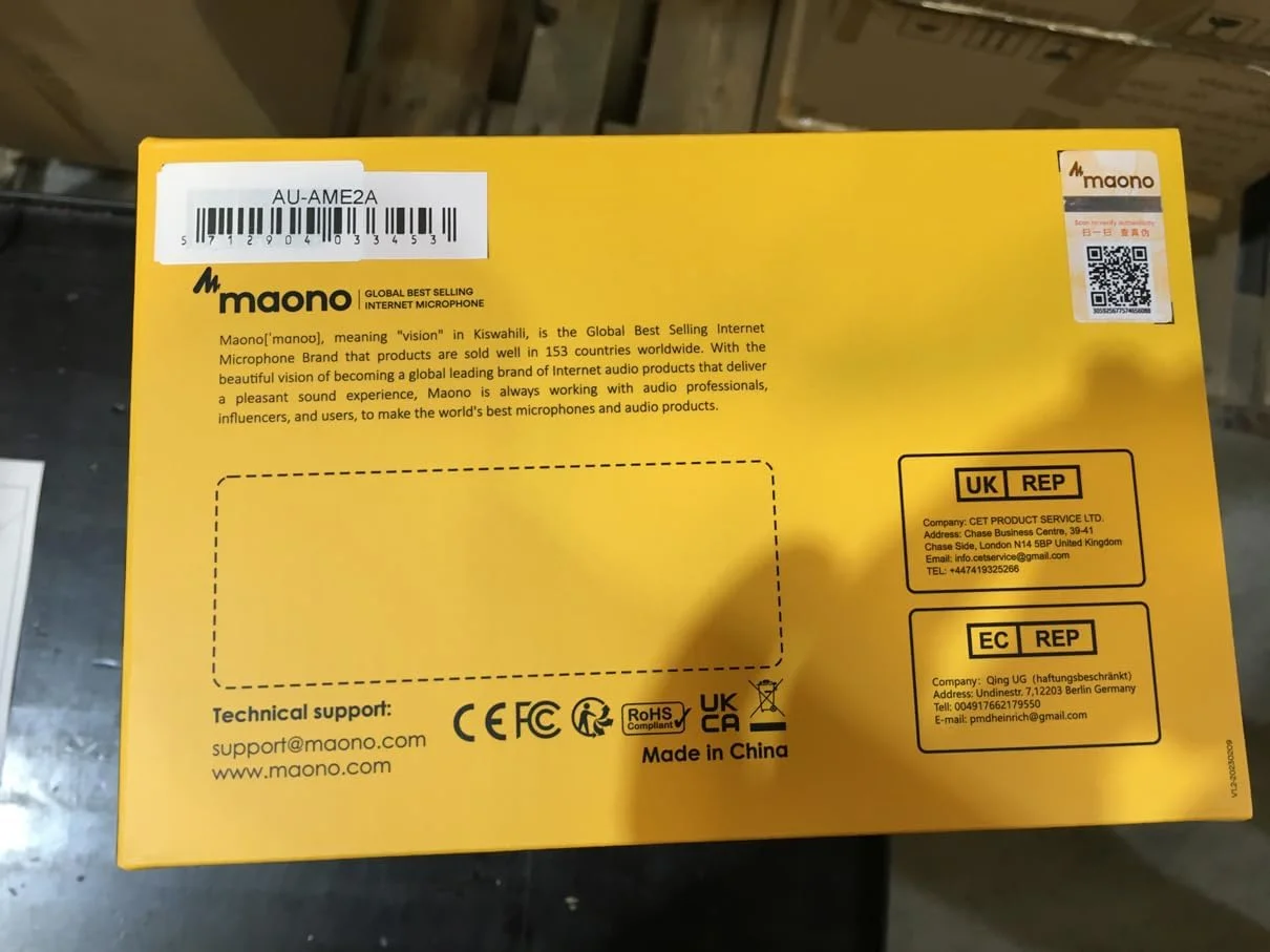 پکیج تجهیزات پادکست همه کاره Maonocaster AME2A با میکروفون کاندنسر XLR برای ضبط، استریم، صداگذاری، یوتیوب، کامپیوتر، گیتار - مشکی پکیج تجهیزات پادکست همه کاره Maonocaster AME2A با میکروفون کاندنسر XLR برای ضبط، استریم، صداگذاری، یوتیوب، کامپیوتر، گیتار - مشکی