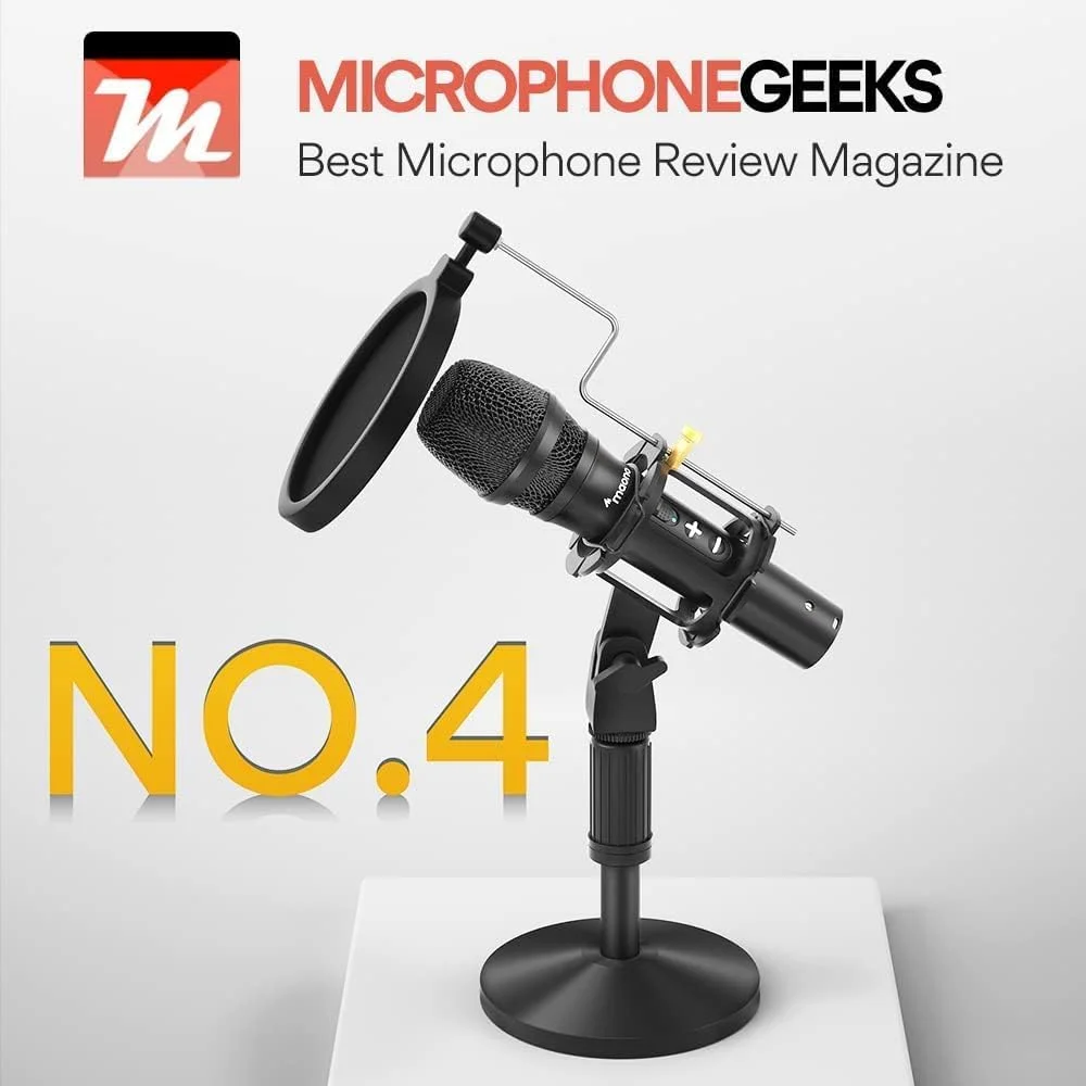 میکروفون دینامیک پادکست USB/XLR ماونو، کیت میکروفون استودیویی با کنترل صدا، لرزه گیر، پاپ فیلتر، ایده آل برای ضبط صدا، سازها، صداگذاری، پخش زنده (HD300T) میکروفون دینامیک پادکست USB/XLR ماونو، کیت میکروفون استودیویی با کنترل صدا، لرزه گیر، پاپ فیلتر، ایده آل برای ضبط صدا، سازها، صداگذاری، پخش زنده (HD300T)