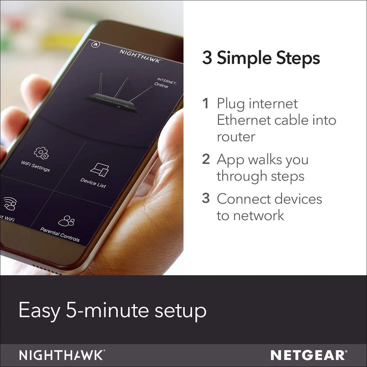 روتر وای فای دو بانده Netgear Ac1200، مشکی، R6120-100Uks، بزرگ روتر وای فای دو بانده Netgear Ac1200، مشکی، R6120-100Uks، بزرگ