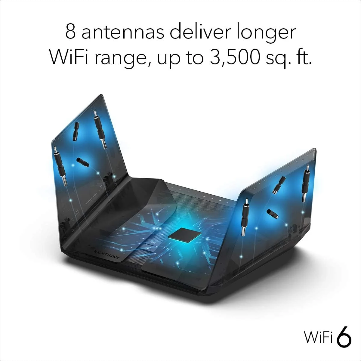 روتر نسل جدید وای فای 6 Netgear Nighthawk Ax12، Ax6000 تا 6 گیگابیت بر ثانیه | ایده آل برای خانه های هوشمند بزرگ (Rax120) روتر نسل جدید وای فای 6 Netgear Nighthawk Ax12، Ax6000 تا 6 گیگابیت بر ثانیه | ایده آل برای خانه های هوشمند بزرگ (Rax120)