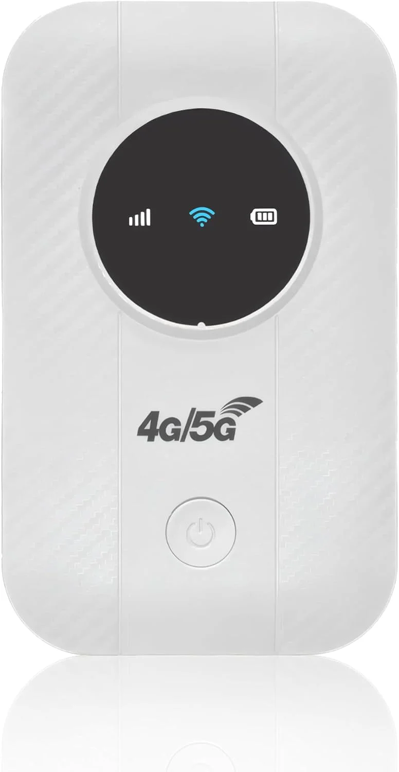 روتر هات اسپات موبایل 5G آنلاک شده Bewinner با اسلات سیم کارت، مودم USB 4G LTE 300 مگابیت بر ثانیه، اتصال تا 10 دستگاه، وای فای قابل حمل برای مسافرت، کار، خانه (شبکه 4G، پشتیبانی از کارت 5G)
