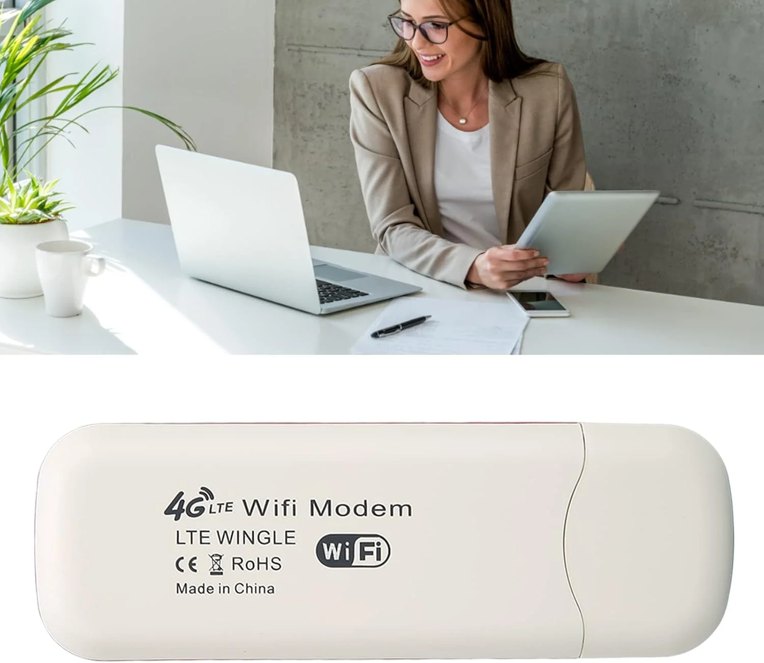 مودم وای فای USB 4G LTE Bewinner، هات اسپات وای فای USB با اسلات سیم کارت، هات اسپات مسافرتی مینی قابل حمل 150 مگابیت بر ثانیه با سرعت بالا و پایدار برای سفر تجاری با ماشین، پشتیبانی از 10 کاربر مودم وای فای USB 4G LTE Bewinner، هات اسپات وای فای USB با اسلات سیم کارت، هات اسپات مسافرتی مینی قابل حمل 150 مگابیت بر ثانیه با سرعت بالا و پایدار برای سفر تجاری با ماشین، پشتیبانی از 10 کاربر