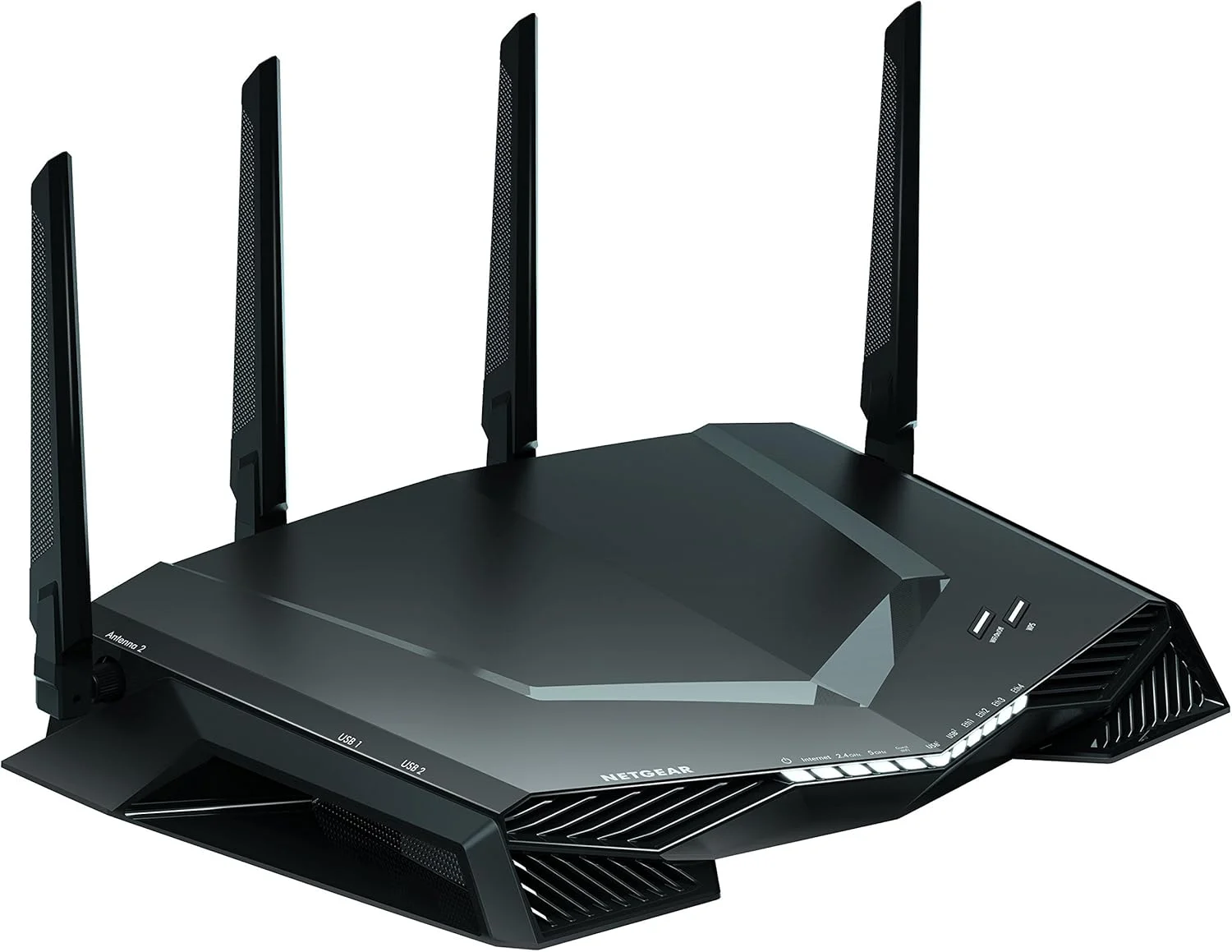 روتر گیمینگ NETGEAR Nighthawk Pro XR500 WiFi با 4 پورت اترنت و سرعت بی سیم تا 2.6 گیگابیت در ثانیه، AC2600، بهینه شده برای پینگ پایین (بازسازی شده)