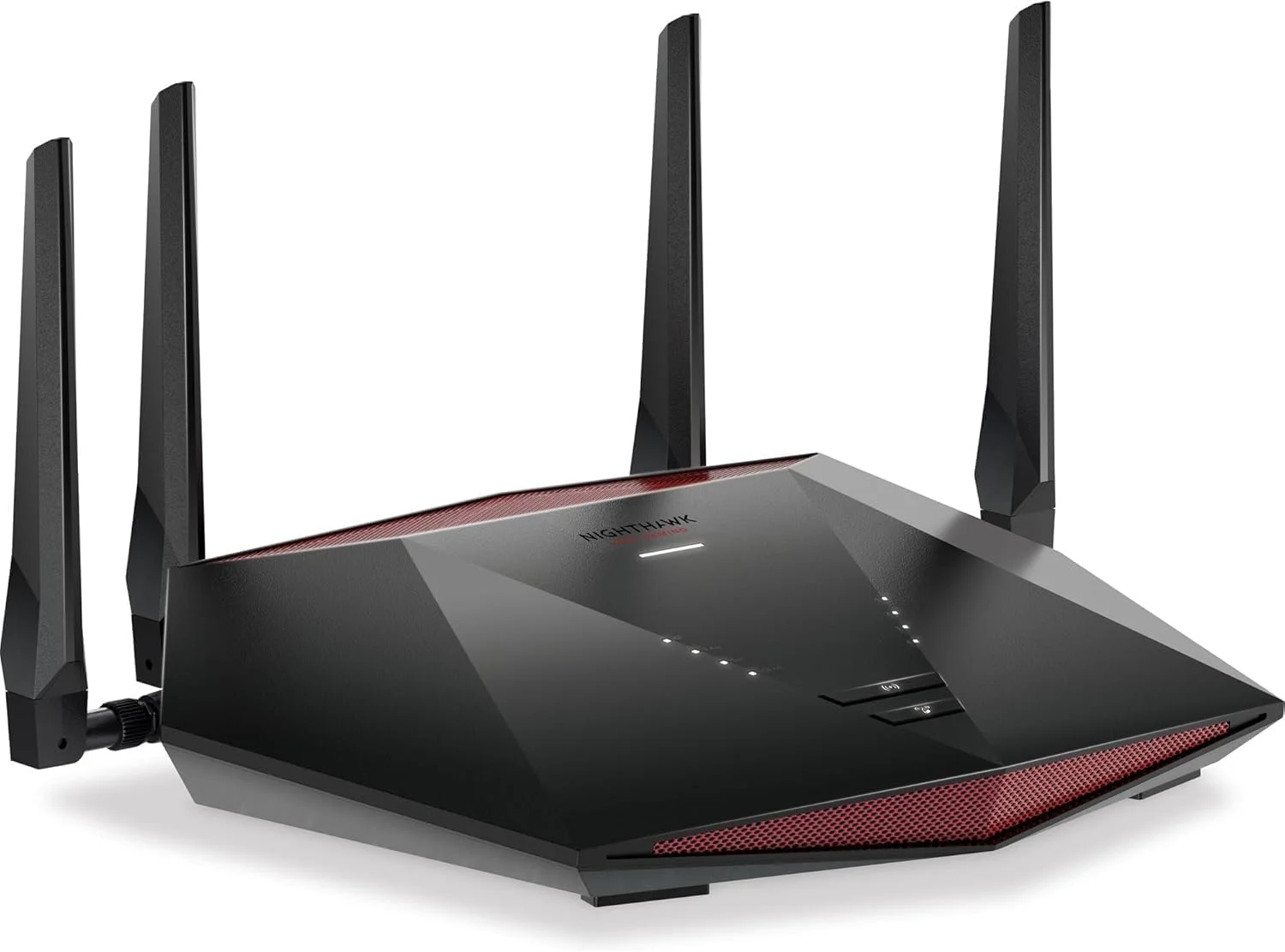 روتر گیمینگ NETGEAR Nighthawk WiFi 6 (سرعت AX5400 با 6 جریان، روتر WiFi گیمینگ حرفه ای با DumaOS 3.0، اتصالات بدون تاخیر، XR1000) روتر گیمینگ NETGEAR Nighthawk WiFi 6 (سرعت AX5400 با 6 جریان، روتر WiFi گیمینگ حرفه ای با DumaOS 3.0، اتصالات بدون تاخیر، XR1000)