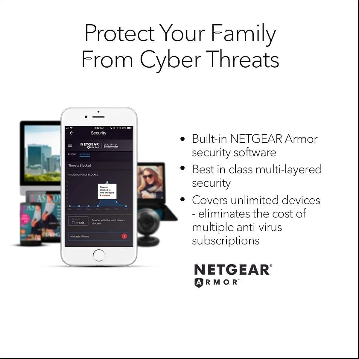 سیستم وای فای 6 مش تری-باند کل خانه NETGEAR Orbi (RBK752) سیستم وای فای 6 مش تری-باند کل خانه NETGEAR Orbi (RBK752)