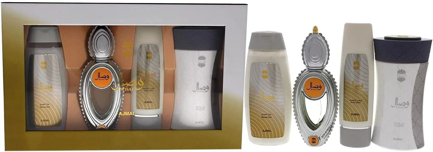 ست هدیه عطر унисекс وصال از اجمل پرفیومز - 4 تکه