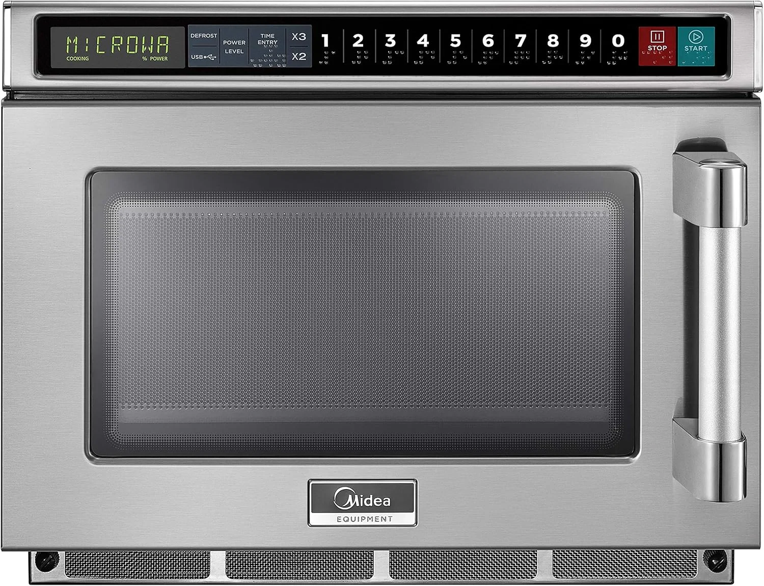 مایکروویو تجاری میدیا مدل 2117G1A، 2100 وات، استیل ضد زنگ