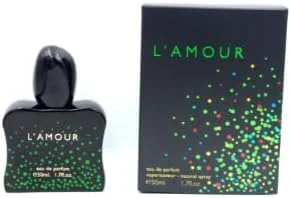 ادو پرفیوم L Amour – 50ML از عطر ریها | عطر لوکس униsex | رایحه ماندگار، ظریف و فریبنده برای مردان و زنان | مناسب برای استفاده روزانه و مناسبت های خاص