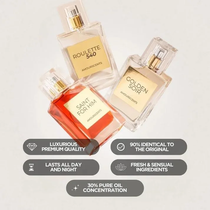 عطر جایگزین الهام گرفته از آمور سنتس Ombre Nomade - اکستریت د پرفیوم، رایحه های مردانه و زنانه - سایه امبر (50 میلی لیتر)