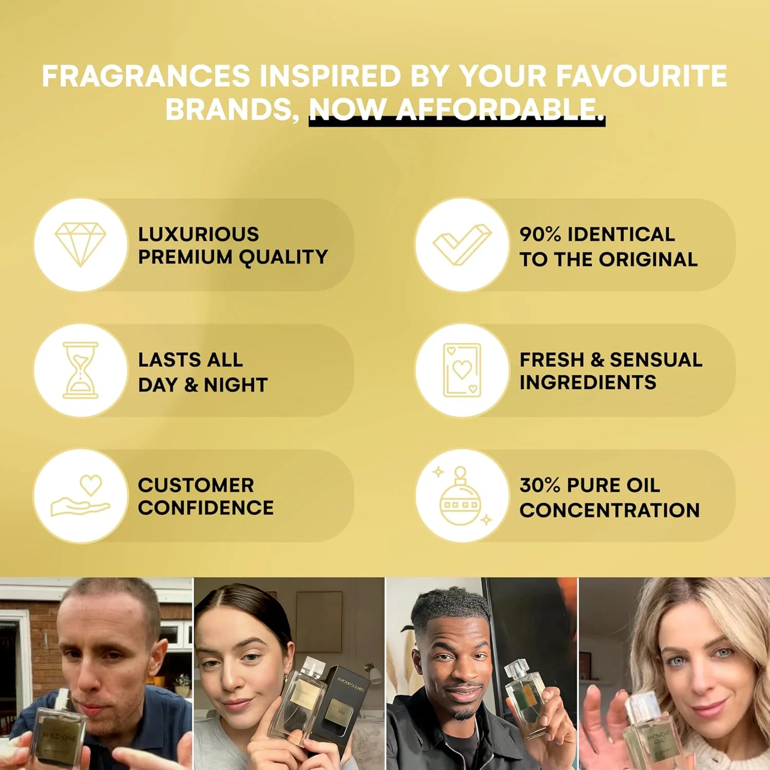 عطر جایگزین الهام گرفته از آمور سنتس Ombre Nomade - اکستریت د پرفیوم، رایحه های مردانه و زنانه - سایه امبر (50 میلی لیتر)