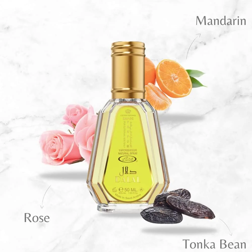عطر اسپری ادو پرفیوم دلال الرحاب - 50 میلی لیتر (1.65 fl. oz) عطر اسپری ادو پرفیوم دلال الرحاب - 50 میلی لیتر (1.65 fl. oz)