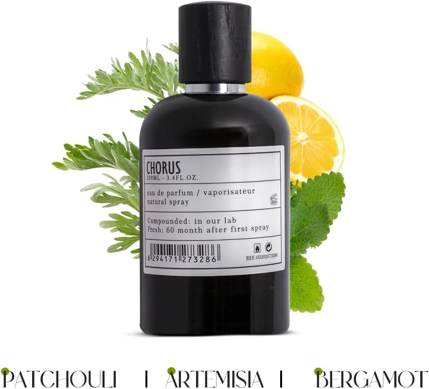 عطر унисекс Chorus از ARO FAC By AMD Perfumes - عطر کلاسیک برای مردان و زنان - رایحه های ماندگار مردانه و زنانه با ترکیبی از ترنج و یاسمن ادو پرفیوم EDP 100 میلی لیتر