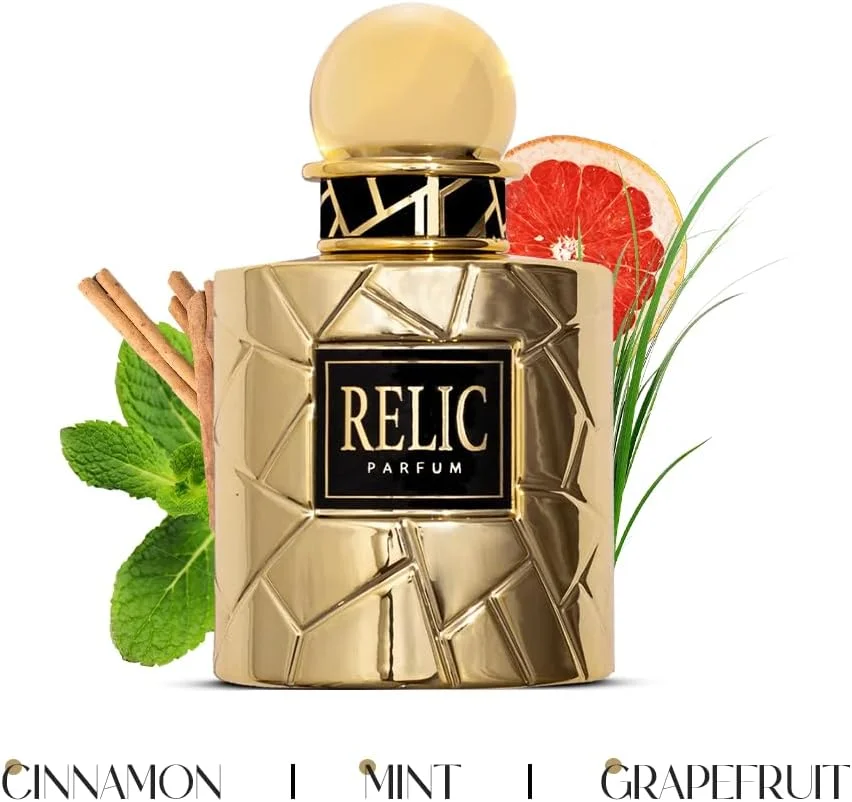 عطر унисекс Relic از AMD Perfumes - عطر کلاسیک برای مردان و زنان - رایحه های ماندگار مردانه و زنانه با ترکیبی از نت های ترنج و گریپ فروت ادو پرفیوم EDP 100 میلی لیتر عطر унисекс Relic از AMD Perfumes - عطر کلاسیک برای مردان و زنان - رایحه های ماندگار مردانه و زنانه با ترکیبی از نت های ترنج و گریپ فروت ادو پرفیوم EDP 100 میلی لیتر
