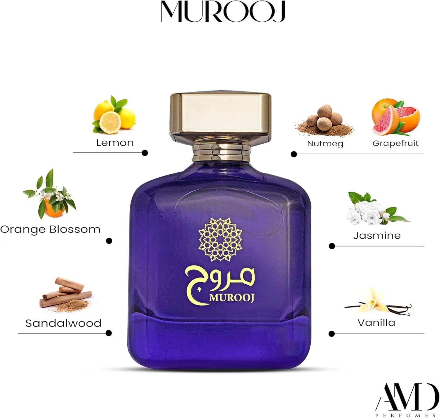 عطر زنانه مروج از ای ام دی پرفیومز - هدیه کلاسیک برای زنان - عطرهای ماندگار زنانه ادو پرفیوم EDP 100ml