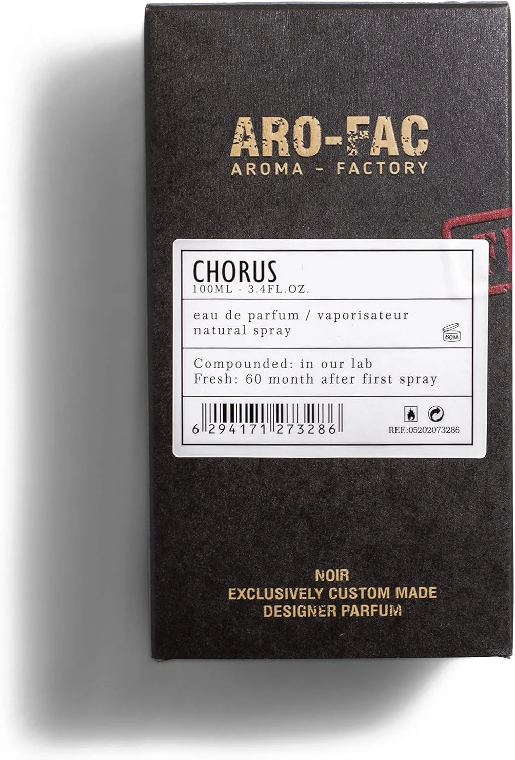 عطر унисекс Chorus از ARO FAC By AMD Perfumes - عطر کلاسیک برای مردان و زنان - رایحه های ماندگار مردانه و زنانه با ترکیبی از ترنج و یاسمن ادو پرفیوم EDP 100 میلی لیتر