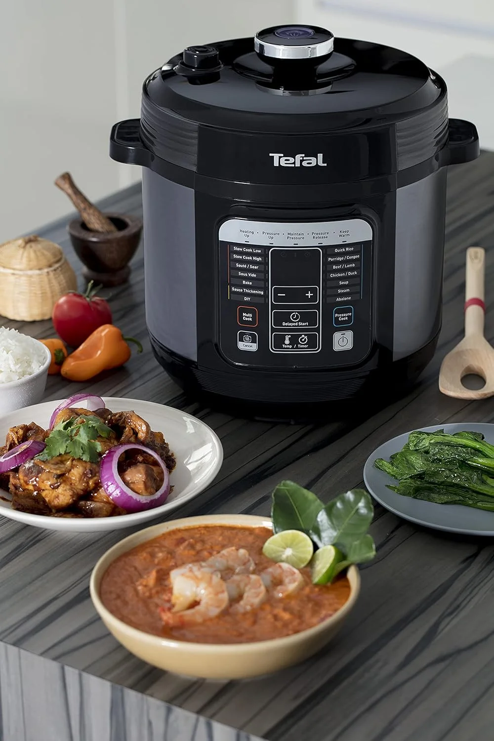 زودپز و پلوپز هوشمند تفال مدل Home Chef Smart CY601