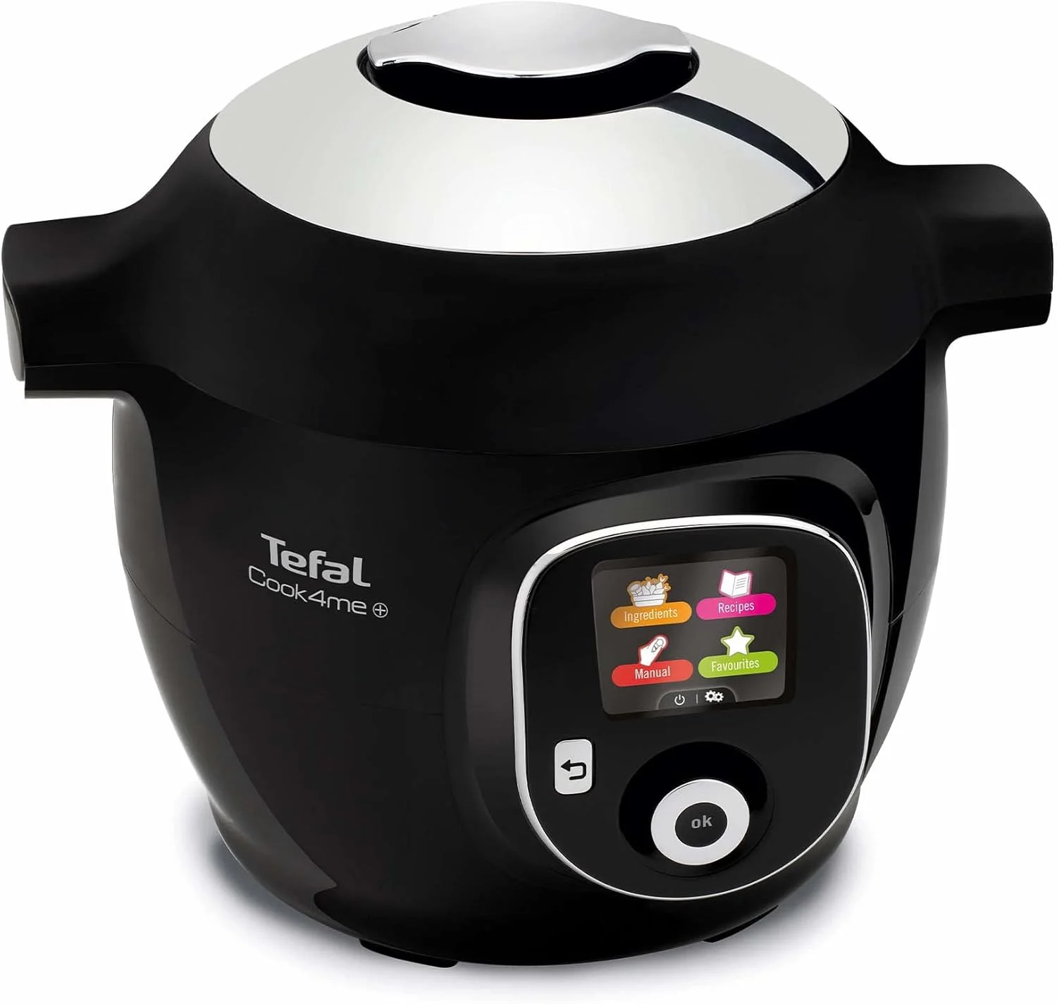 زودپز دیجیتالی چندکاره تفال Cook4Me+ مدل CY851840 - ظرفیت 6 لیتر - مشکی و استیل ضد زنگ