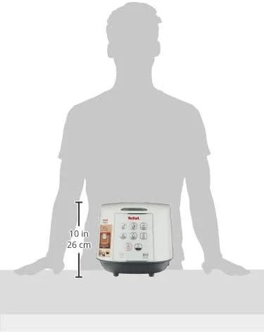پلوپز تفال مدل Easy Rice RK7321 - پلوپز، 750 وات، منطق فازی با دیگ کروی، 1.8 لیتر، 8 برنامه پخت، سفید و خاکستری پلوپز تفال مدل Easy Rice RK7321 - پلوپز، 750 وات، منطق فازی با دیگ کروی، 1.8 لیتر، 8 برنامه پخت، سفید و خاکستری