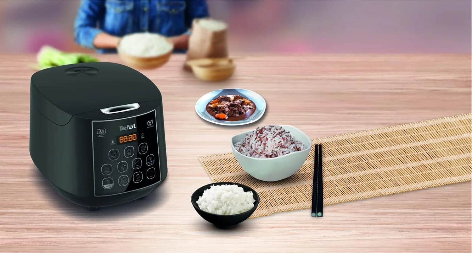 پلوپز تفال Easy Rice Plus با منطق فازی و دیگ کروی 1.8 لیتری مدل RK736B پلوپز تفال Easy Rice Plus با منطق فازی و دیگ کروی 1.8 لیتری مدل RK736B