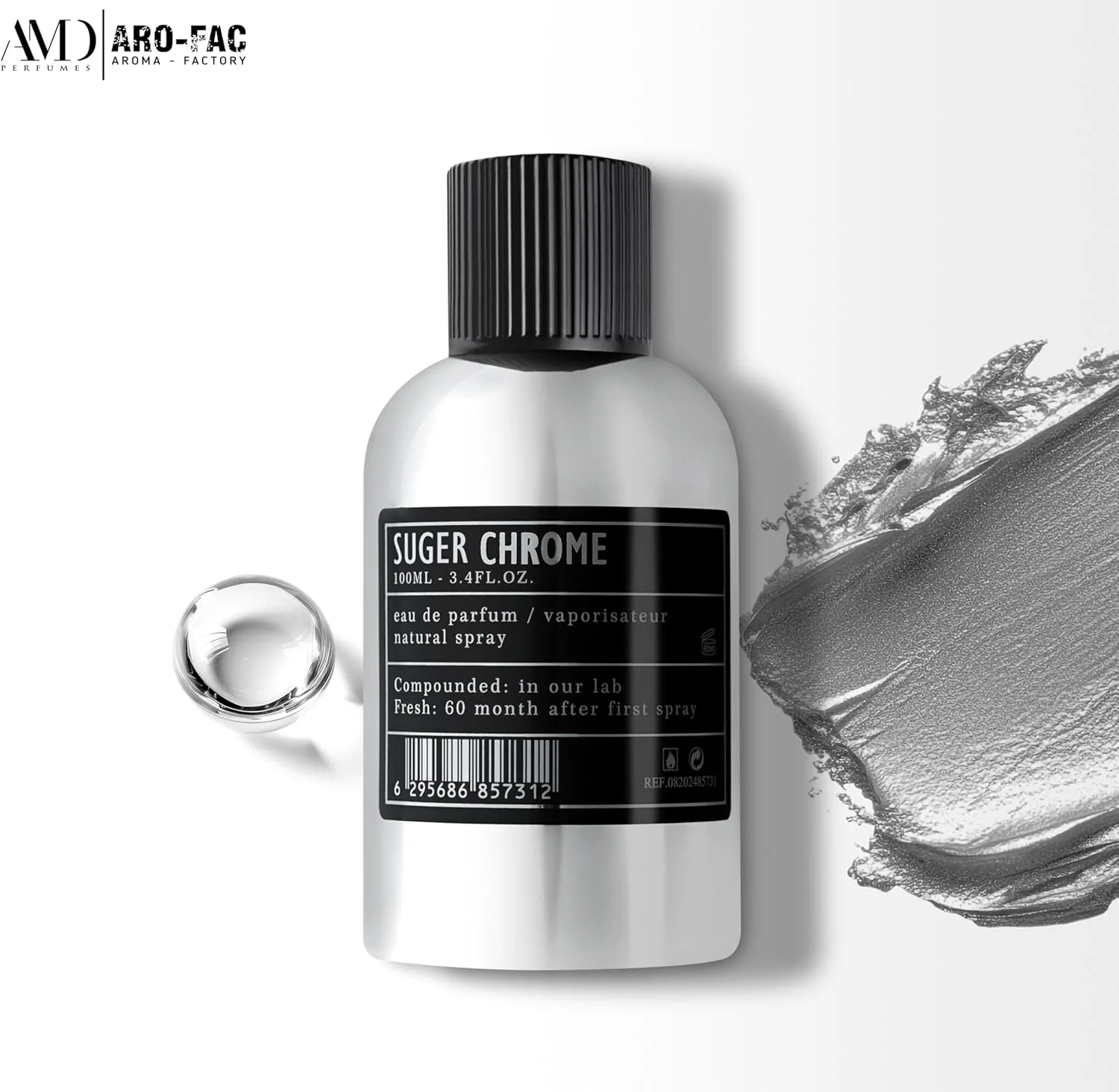 عطر унисекс ARO FAC By AMD Perfumes Suger Chrome - عطر کلاسیک مردانه و زنانه - رایحه های ماندگار مردانه و زنانه با ترکیبی از نت های چوبی ادو پرفیوم EDP 100ml عطر унисекс ARO FAC By AMD Perfumes Suger Chrome - عطر کلاسیک مردانه و زنانه - رایحه های ماندگار مردانه و زنانه با ترکیبی از نت های چوبی ادو پرفیوم EDP 100ml