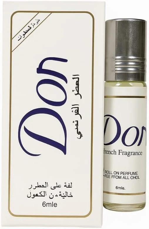 عطر روغنی رولی دان | بدون الکل | ماندگاری طولانی | ترکیبی ممتاز از روغن های ضروری طبیعی و مصنوعی | ایمن برای پوست و مناسب سفر | 6 میلی لیتر