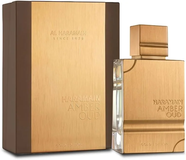 ادکلن унисекс الحرمین Amber Oud Gold Edition | رایحه وانیلی شرقی | ترنج، آناناس، عنبر و مشک | ماندگاری طولانی | رایحه ای شیک و لوکس برای مردان و زنان | 60 میلی لیتر، 2.03 اونس