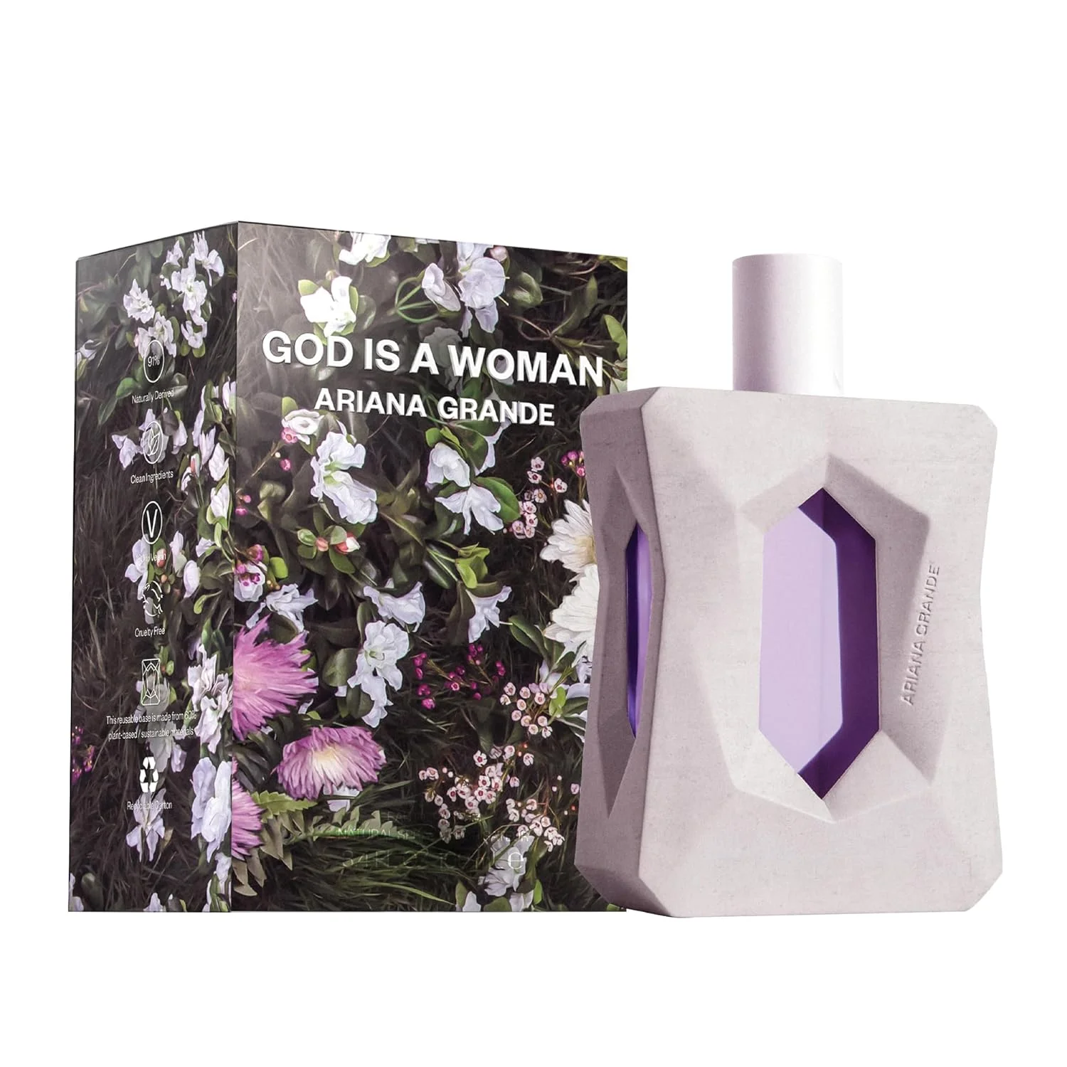 عطر ادو پرفیوم زنانه آریانا گرانده God is a Woman - رایحه میوه ای مشک برای زنان - عطر زنانه با رایحه های زنبق، گلابی، وانیل و چوب سدر - 30 میلی لیتر عطر ادو پرفیوم زنانه آریانا گرانده God is a Woman - رایحه میوه ای مشک برای زنان - عطر زنانه با رایحه های زنبق، گلابی، وانیل و چوب سدر - 30 میلی لیتر