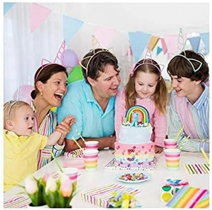 12 عدد تل موی تک شاخ، تل های پلاستیکی تک شاخ، تل شاخ تک شاخ برای لباس مهمانی، لوازم تزئینی Cosplay 12 عدد تل موی تک شاخ، تل های پلاستیکی تک شاخ، تل شاخ تک شاخ برای لباس مهمانی، لوازم تزئینی Cosplay